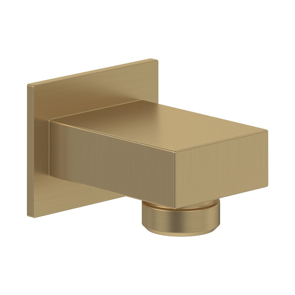 Cutout image of Villeroy & Boch Universal Brushed Gold Square Shower Outlet